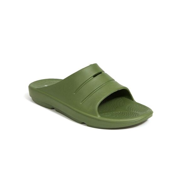 DEER STAGS Mens Green Molded Footbed Ward Toe Slip On Slide Sandals Shoes 11 M - Picture 1 of 1